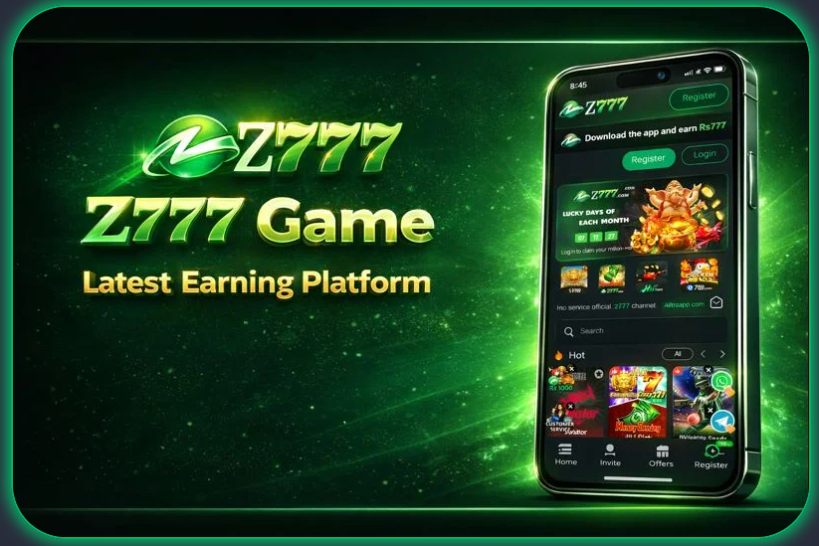Z777 app orientation visual for Pakistan users